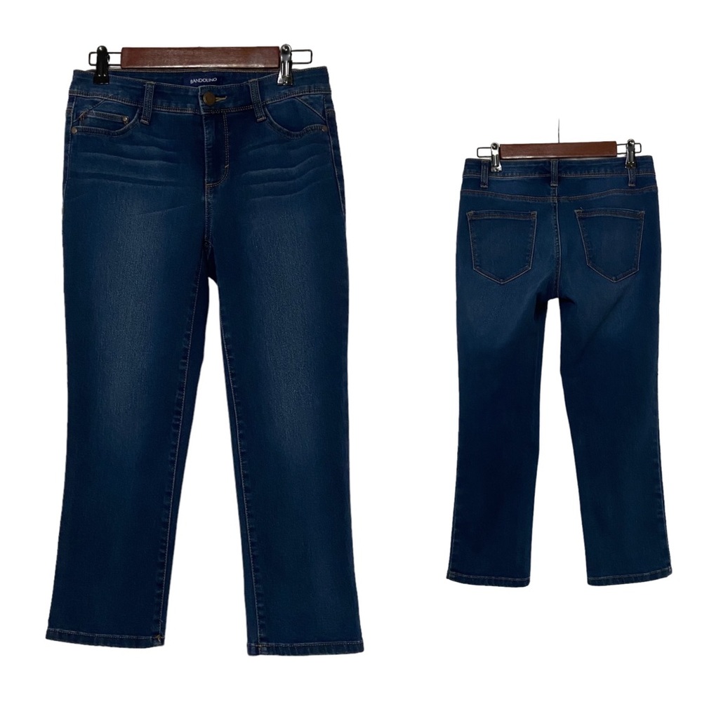 Bandolino Selene Capris Dark Wash Blue